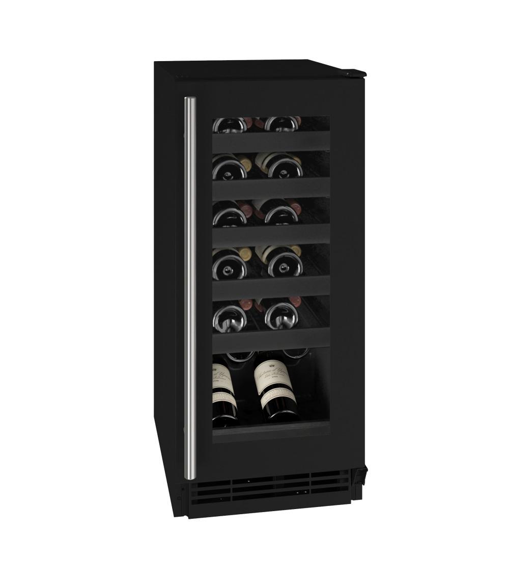 U-Line 15" Wine Refrigerator With Black Frame Finish (115 V/60 Hz Volts /60 Hz Hz)