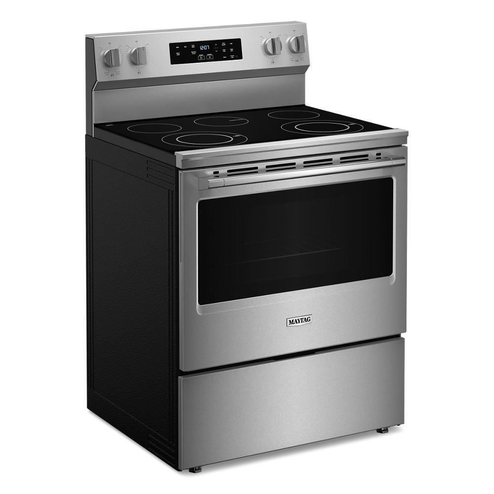 Maytag MFES4030RS 30-Inch Wide Electric Range With Steam Clean - 5.3 cu. ft.
