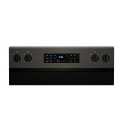 Whirlpool WFES5030RV 30-inch Energy Star Electric Range with Air Cooking Technology, No Preheat Air Fry and Air Baking and Self Clean