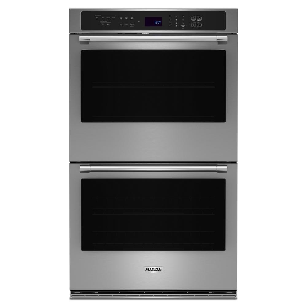 Maytag 27-inch Double Wall Oven with Air Fry and Basket - 8.6 cu. ft.