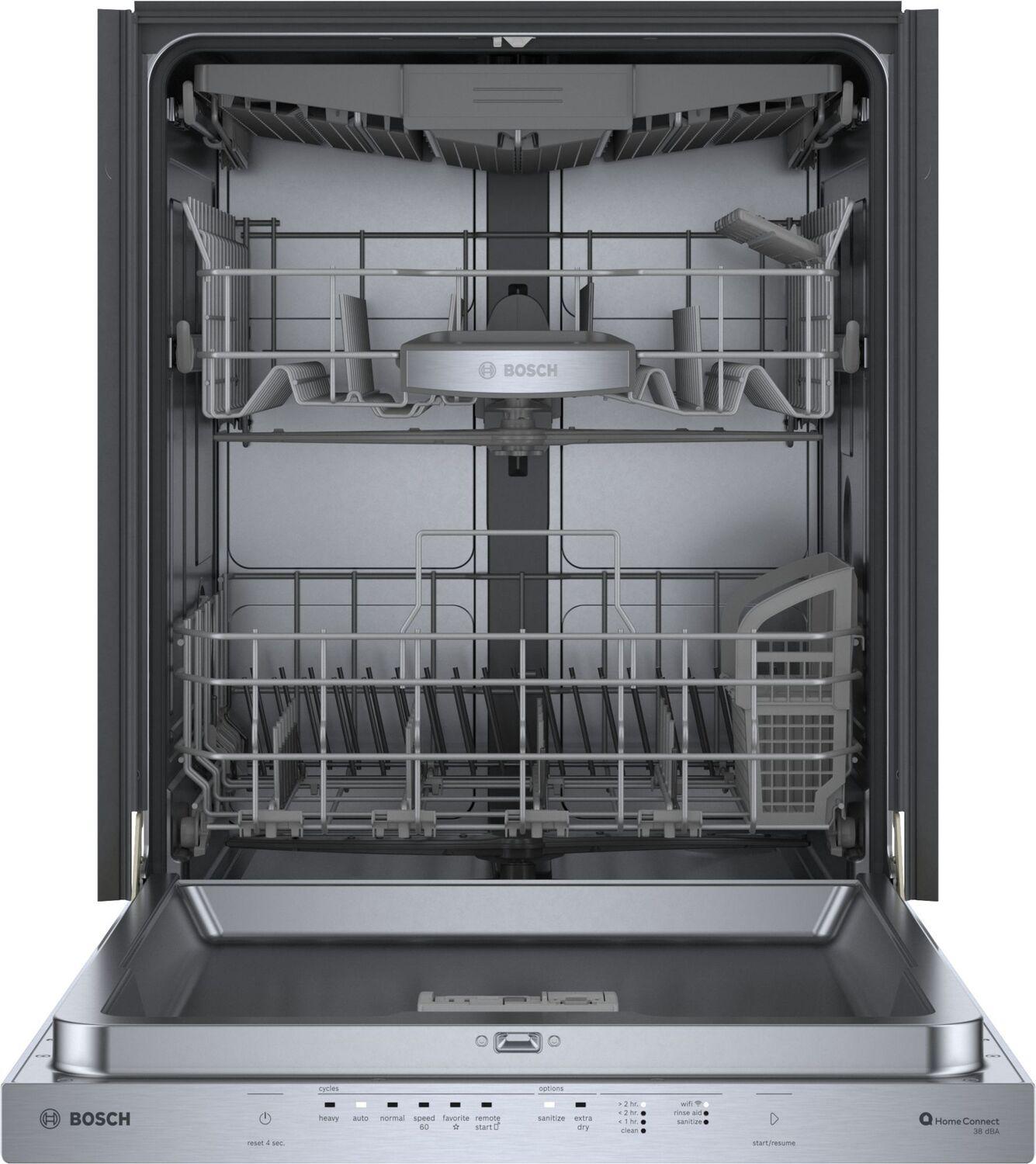 Bosch SHP95CM5N 500 Series, built-under dishwasher, 24'', Brushed steel anti-fingerprint