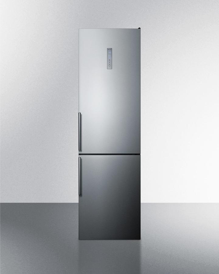 24" Wide Bottom Freezer Refrigerator With Icemaker