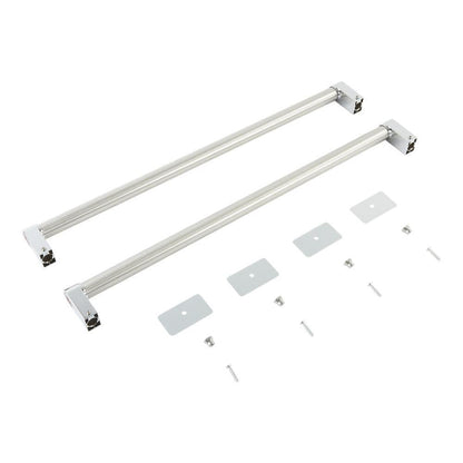 Whirlpool W11221395 KitchenAid Refrigerator Handle Kit for Double-Drawer Beverage Centers - Stainless Steel