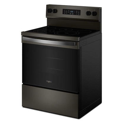 Whirlpool WFES5730SV 30-inch Electric Range with Air Cooking Technology