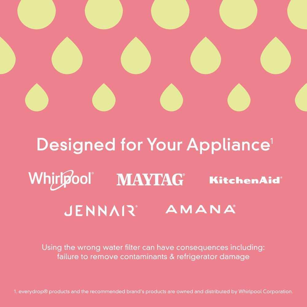 Maytag EDR6D1 everydrop® Refrigerator Water Filter 6 - EDR6D1 (Pack of 1)