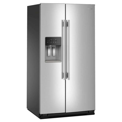 Kitchenaid KRSF336RPS 28.7 Cu. Ft. Side-by-Side Refrigerator with Exterior Ice and Water Dispenser and Removable Under-Shelf Wine Rack