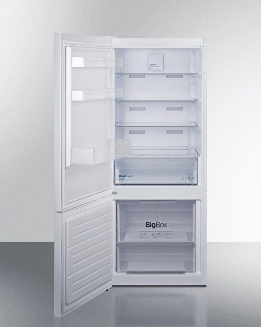 Summit FFBF151WLHD 28" Wide Bottom Mount Refrigerator-freezer