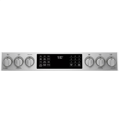 GE Profile™ 30" Smart Slide-In Front-Control Gas Range