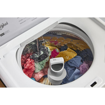 Whirlpool WTW4300SW 4.3 Cu. Ft. Whirlpool® Top Load Impeller Washer with Quick Wash Cycle and Soft Close Glass Lid