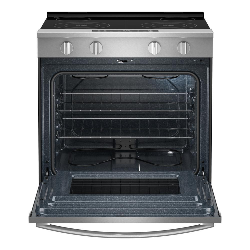 Whirlpool WSES3130SS 30-inch Electric Range with No Preheat and Slow Cook Modes