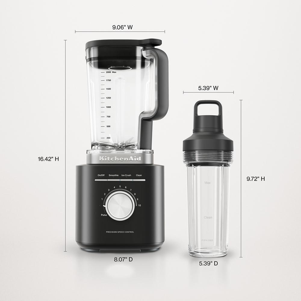 KSB2078BM KitchenAid® Pure Power Blender with 2 Personal Blending Jars