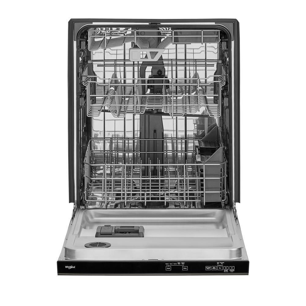 Whirlpool WDPS7024RV Eco Series Quiet Dishwasher with a washing 3rd Rack & Water Repellent Silverware Basket