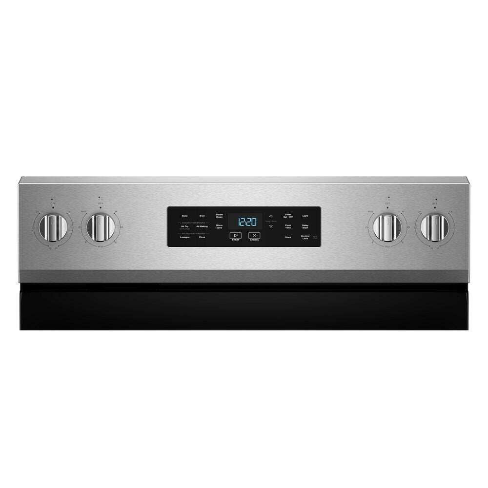 Whirlpool WFES4530SZ 30-inch Electric Range with Air Cooking Technology and Steam Clean