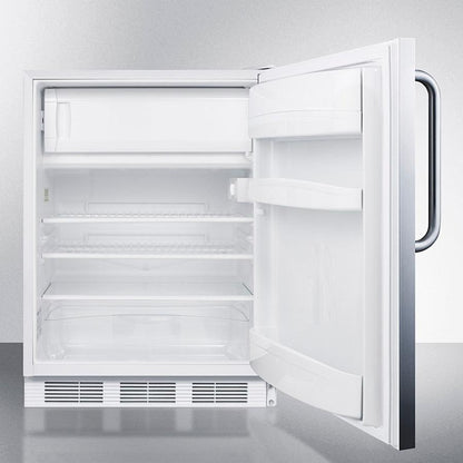 Summit CT66LWSSTBADA 24" Wide Refrigerator-freezer, ADA Compliant