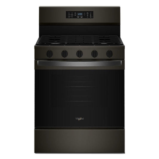 Whirlpool WFGS5730SV 30-inch Gas Range with Air Cooking Technology and EZ-2-Lift™ Hinged Grates