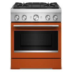Kitchenaid KFDS930SSC 30-Inch 4 Burner Commercial-Style Dual Fuel Range with No Preheat Air Fry Mode