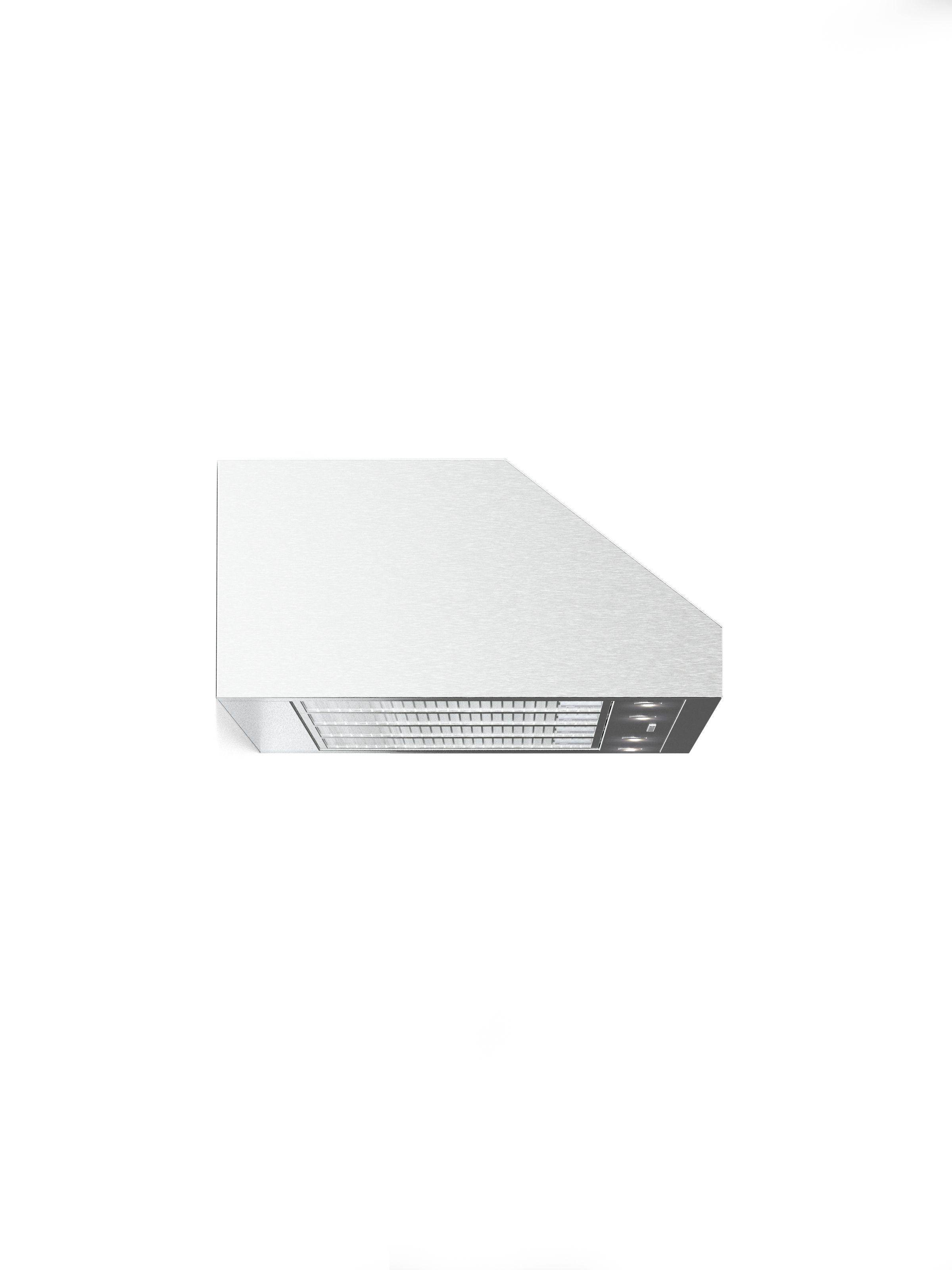 Verona VELP4810GSS 48" Designer Low Profile Hood, Wall-mount - 1200 CFM - 4 Speeds