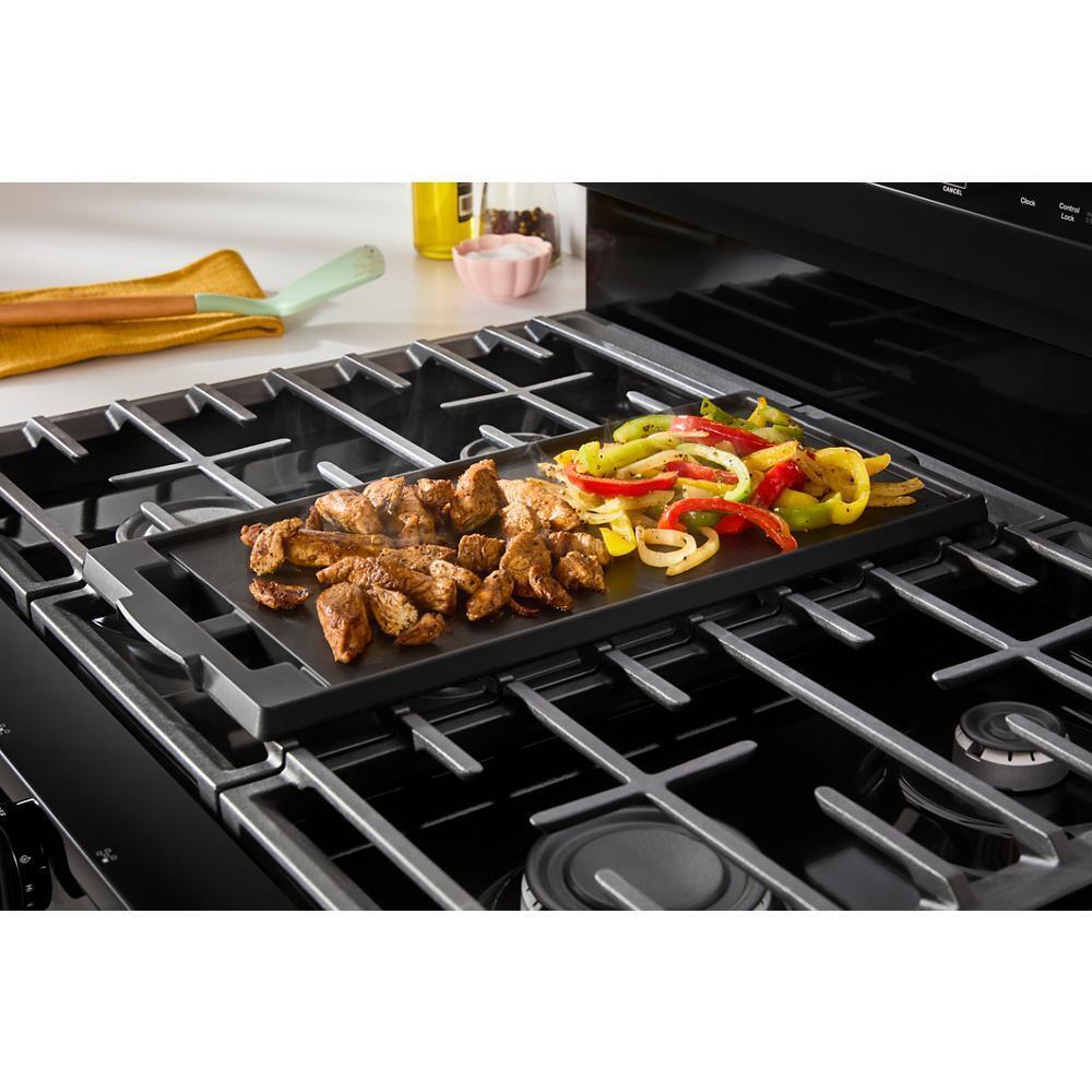 Whirlpool WFGS5030RB 30-inch Gas Range with Air Cooking Technology, No Preheat Air Fry and Air Baking and Self Clean