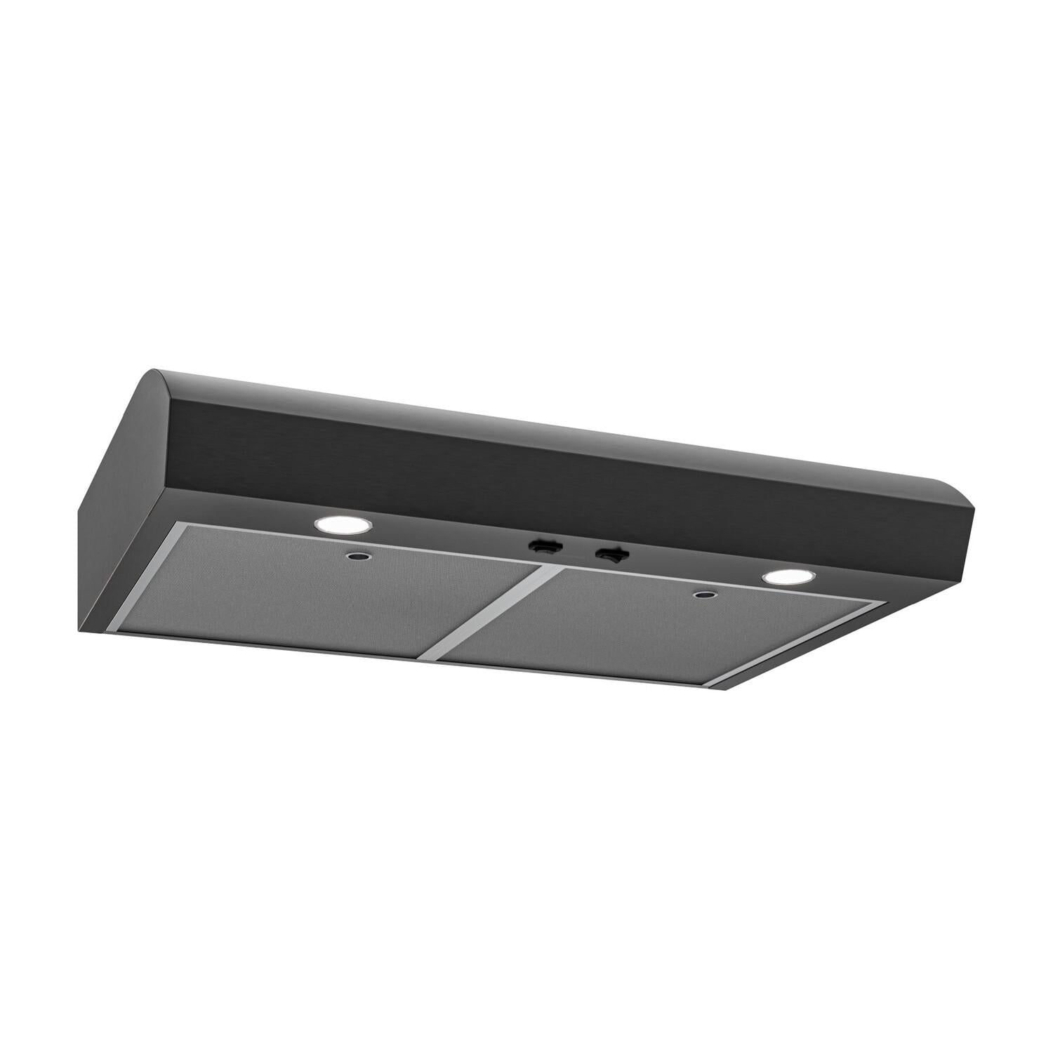 MTR1303BLS Broan-NuTone 30-Inch Under Cabinet Range Hood, ENERGY STAR, 350 Max Blower CFM, Black Stainless Steel