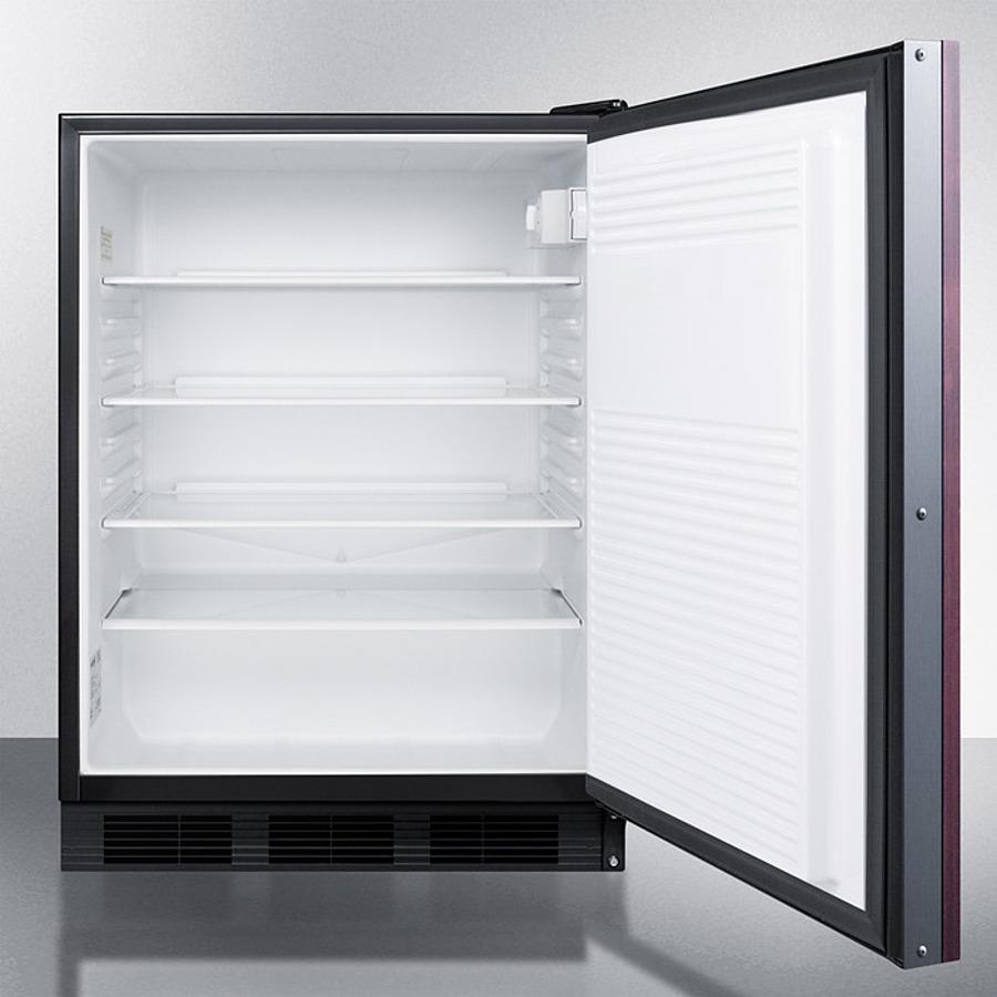 Summit FF7BKBIIF 24" Wide Built-in All-refrigerator (panel Not Included)