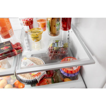 MRFF4136RZ Maytag® 36 Inch Wide French Door Bottom Mount Refrigerator with Max Cool Setting - 25 Cu. Ft.