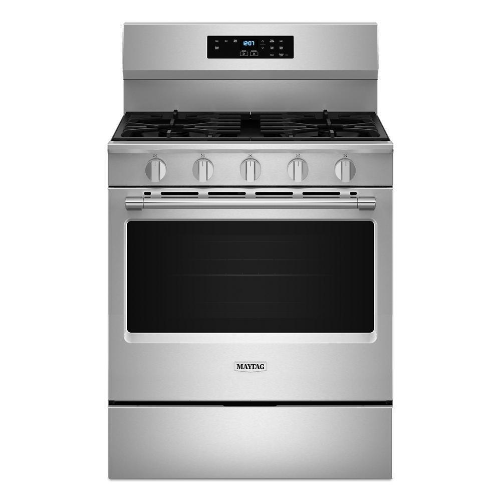 Maytag MFGS4030RS 30-Inch Wide Gas Range With Steam Clean - 5.0 cu. ft.