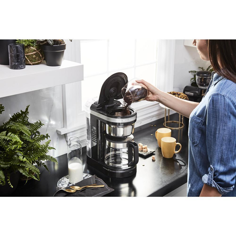 Kitchenaid KCM1209OB 12 Cup Drip Coffee Maker with Spiral Showerhead and Programmable Warming Plate