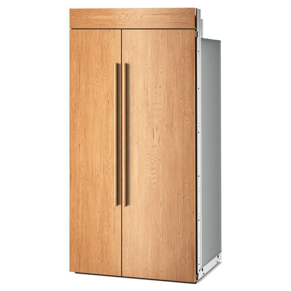 Kitchenaid KBSN742TPA 25.5 Cu. Ft. 42" Built-In Panel-Ready Side-by-Side Refrigerator with Platinum Interior