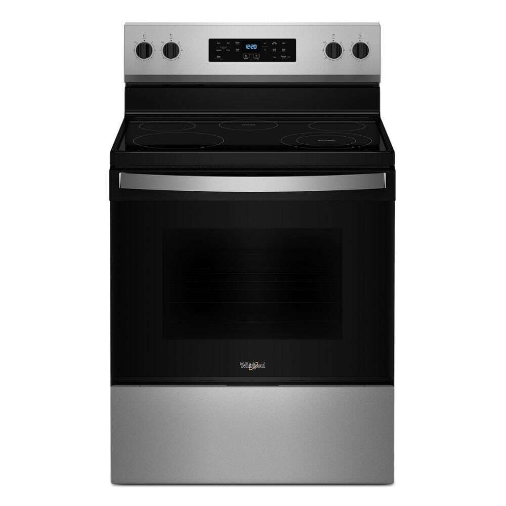 Whirlpool WFES3130TS 30-inch Electric Range with Steam Clean