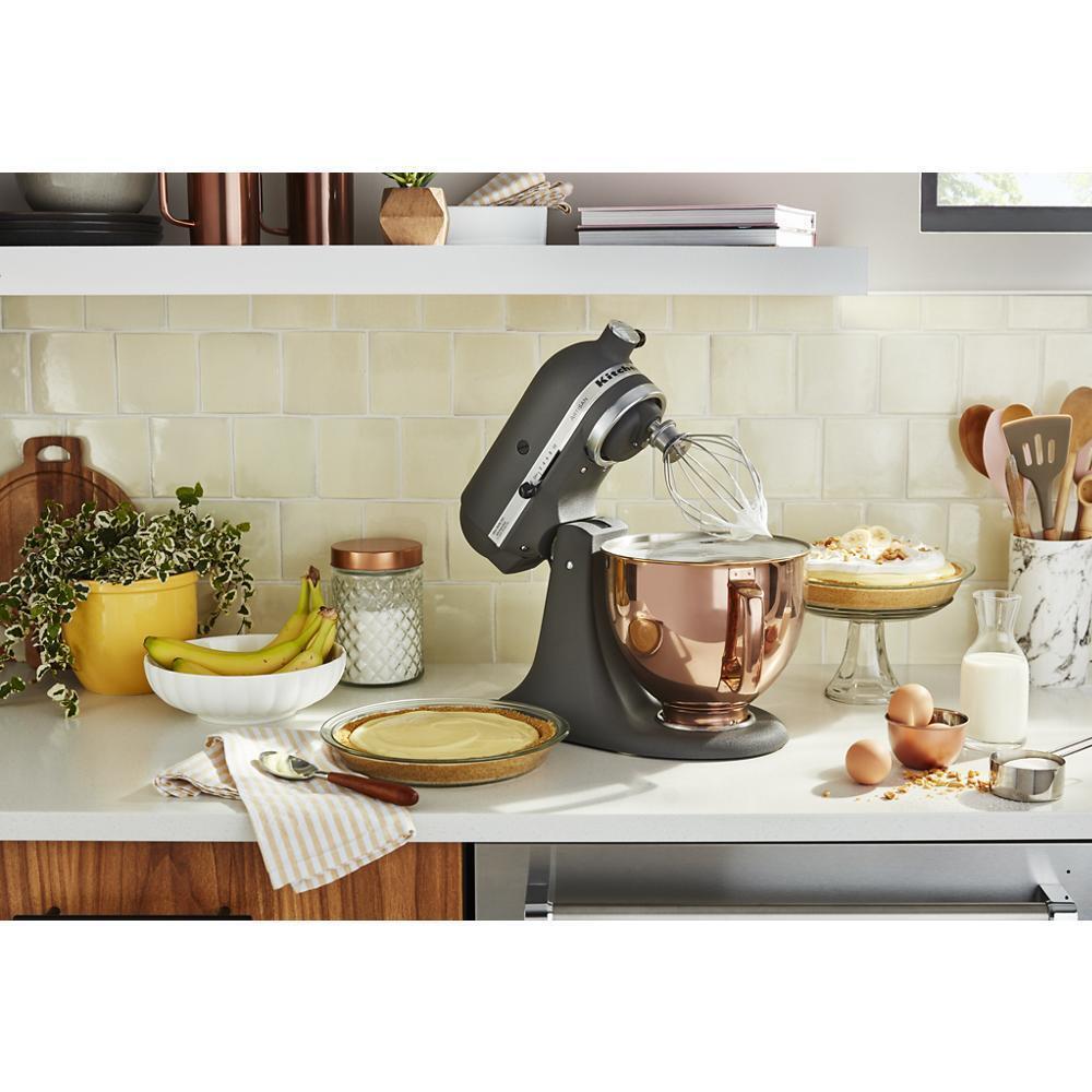 Kitchenaid KSM5SSBRC 5 Quart Tilt-Head Metallic Finish Stainless Steel Bowl