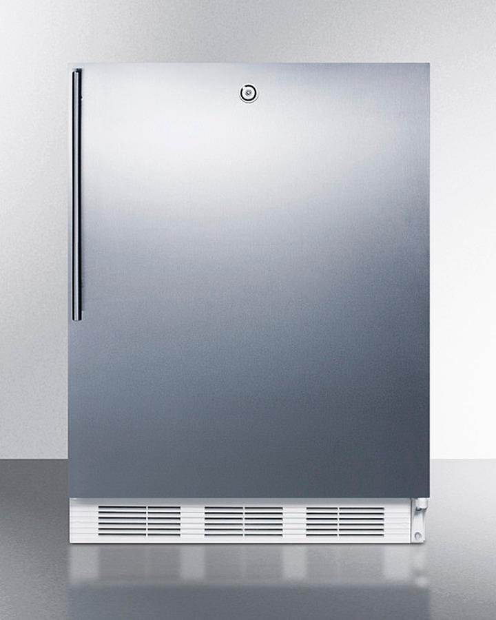 Summit CT66LWBISSHVADA 24" Wide Built-in Refrigerator-freezer, ADA Compliant