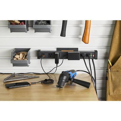 Gladiator GAWB06HWGW 6' Adjustable Height Hardwood Workbench