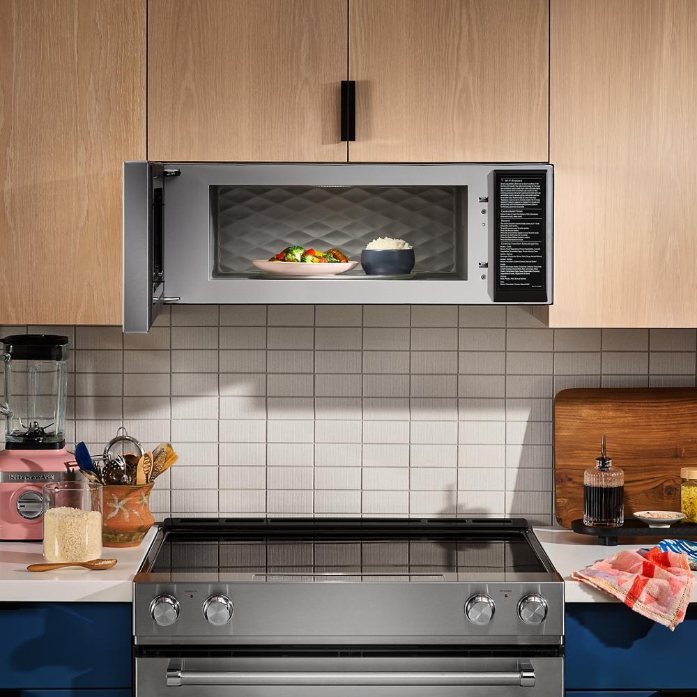 Kitchenaid KMML550RPS Smart Low Profile Microwave Hood Combination with Dual Fan Ventilation