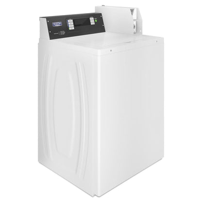 Maytag MAT24PDAWW Commercial Top-Load Washer, Coin Drop Installed