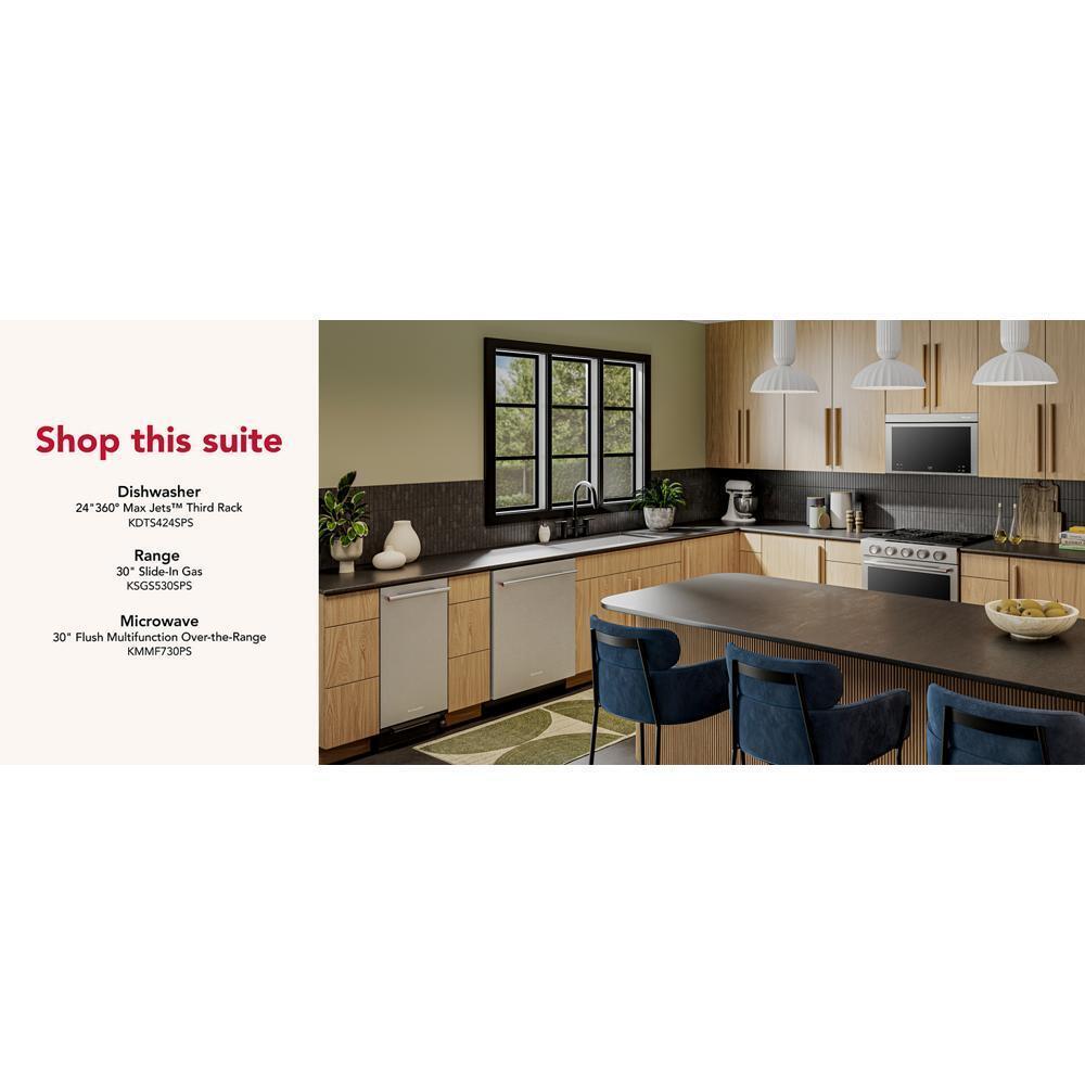 KTTP515TSS KitchenAid® 15 in. Built-In Trash Compactor with Built-In Odor Management System