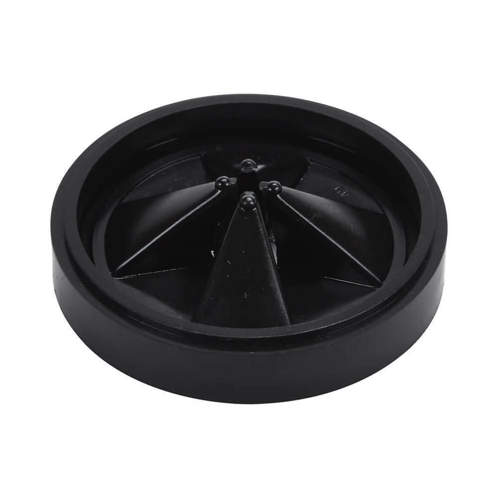 Kitchenaid 4211615 Disposer Splash Guard, Black-colored, with 4" diameter flexible rubber sink baffle