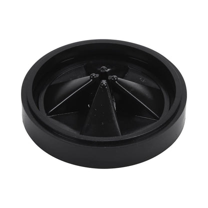 Kitchenaid 4211615 Disposer Splash Guard, Black-colored, with 4" diameter flexible rubber sink baffle