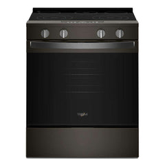 Whirlpool WSES4530TV 30-inch Electric Smart Range with Air Cooking Technology and Steam Clean