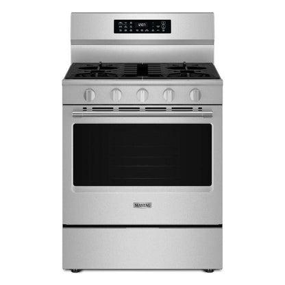 Maytag MFGS7030SZ 30-Inch Wide Freestanding Gas Range with Grill Mode and No Preheat Air Fry - 5.0 Cu. Ft.