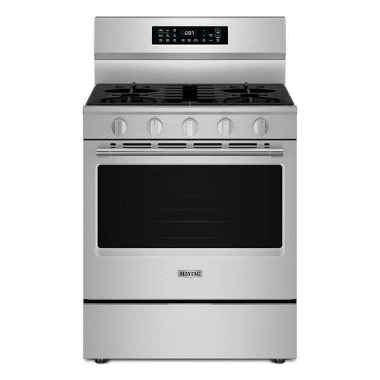 Maytag MFGS7030SZ 30-Inch Wide Freestanding Gas Range with Grill Mode and No Preheat Air Fry - 5.0 Cu. Ft.
