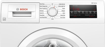 Bosch WGA12400UC 300 Series Compact Washer , White
