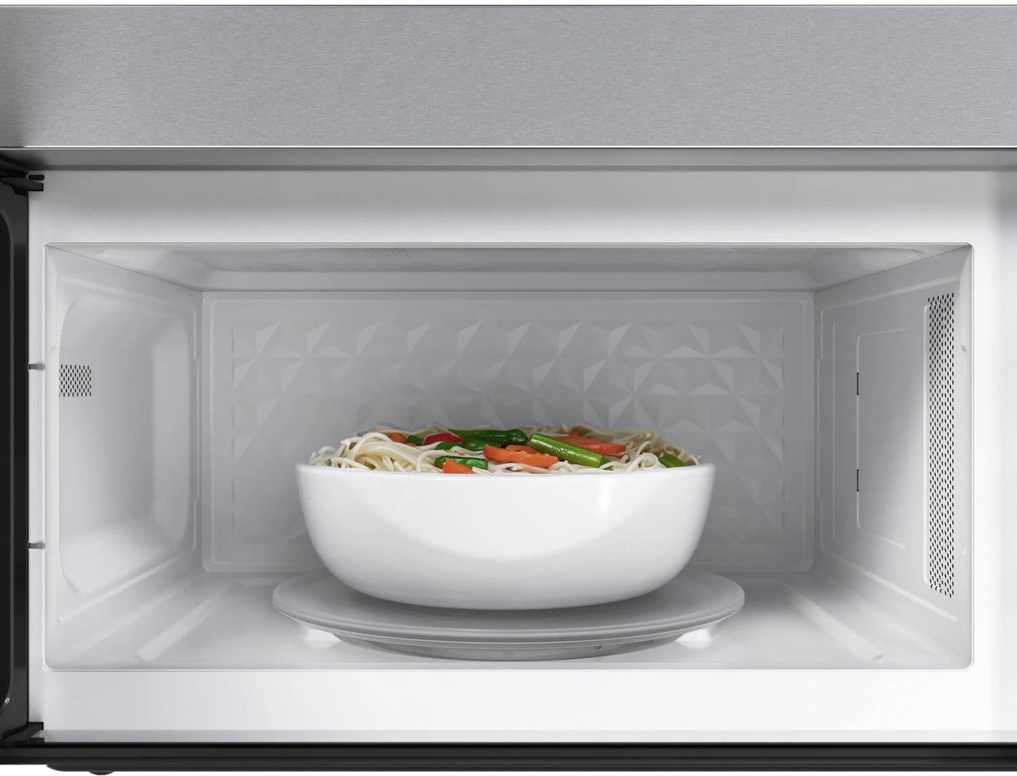 Bosch HMV3055U 300 Series, Over-The-Range Microwave, 30'', Door Hinge: left, Stainless steel