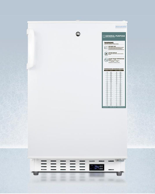 Summit ADA404REF 20" Wide Built-in Healthcare All-refrigerator, ADA Compliant
