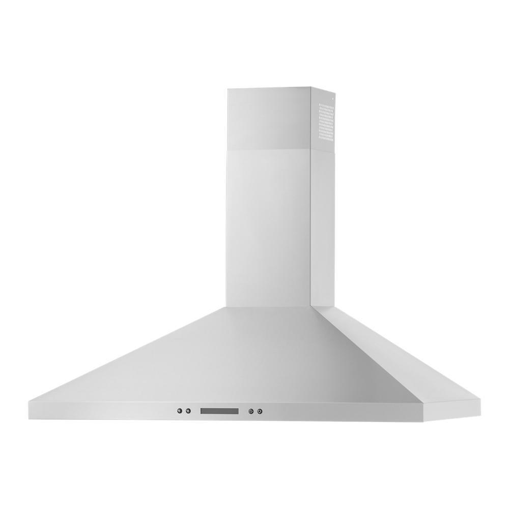 Whirlpool WVW93UC6LS 36" Chimney Wall Mount Range Hood with Dishwasher-Safe Grease Filters