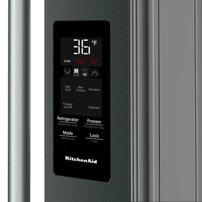 Kitchenaid KRFF436SJP 30 cu. ft. French Door Refrigerator with Exterior Water and Ice