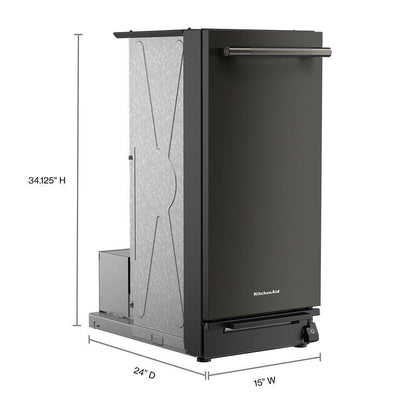 KTTP515TBE KitchenAid® 15 in. Built-In Trash Compactor with Built-In Odor Management System