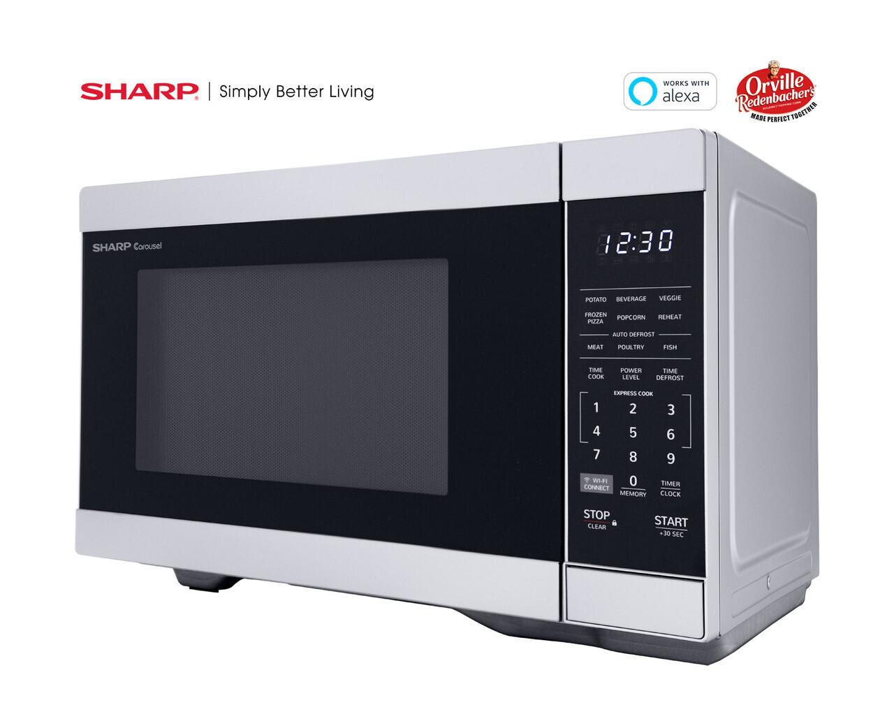 Sharp 1.1 cu. ft. Mid Size Countertop Microwave Oven