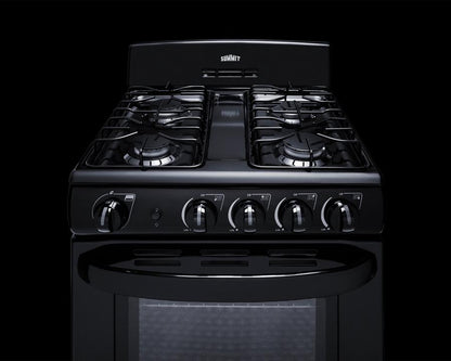 Summit RG2402B 24" Wide Gas Range