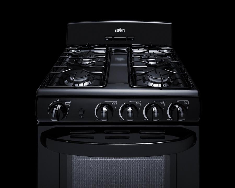 Summit RG2402B 24" Wide Gas Range