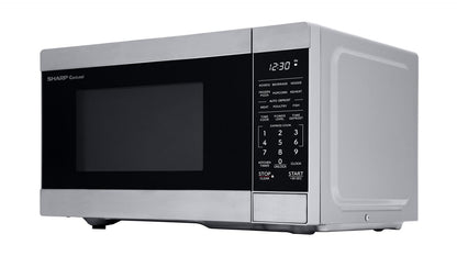SMC0761KS Sharp 0.7 cu. ft. 700W Stainless Steel Countertop Microwave Oven